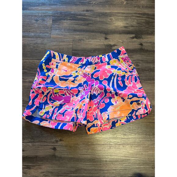 Lilly Pulitzer Womens Blue Catch & Release Ocean View Board Shorts Size XS NWOT - Picture 3 of 8